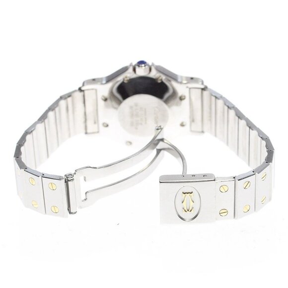 CARTIER Santos Octagon LM 81037288 Date white Dial Automatic Boy's Watch - Picture 3 of 6